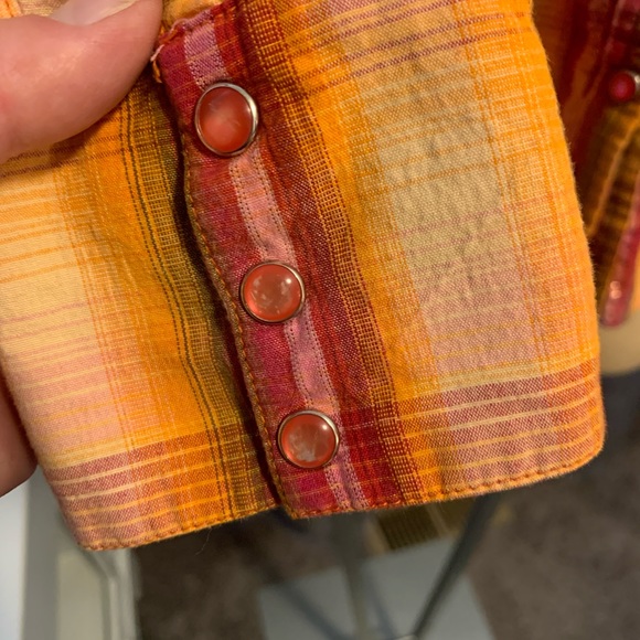 Panhandle Slim Ladies Western Snap Shirt Medium - Picture 6 of 7